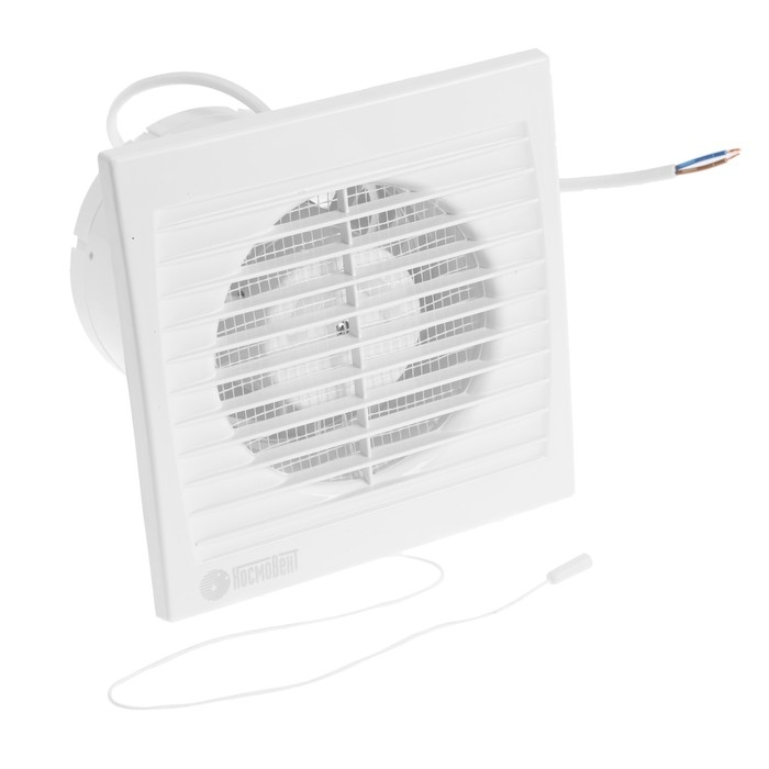 Вентилятор вытяжной Вентилятор вытяжной "КосмоВент" В100ВК-ок, d=100 мм, 10 Вт, 105 м³/ч, с выключ, обр. клапан