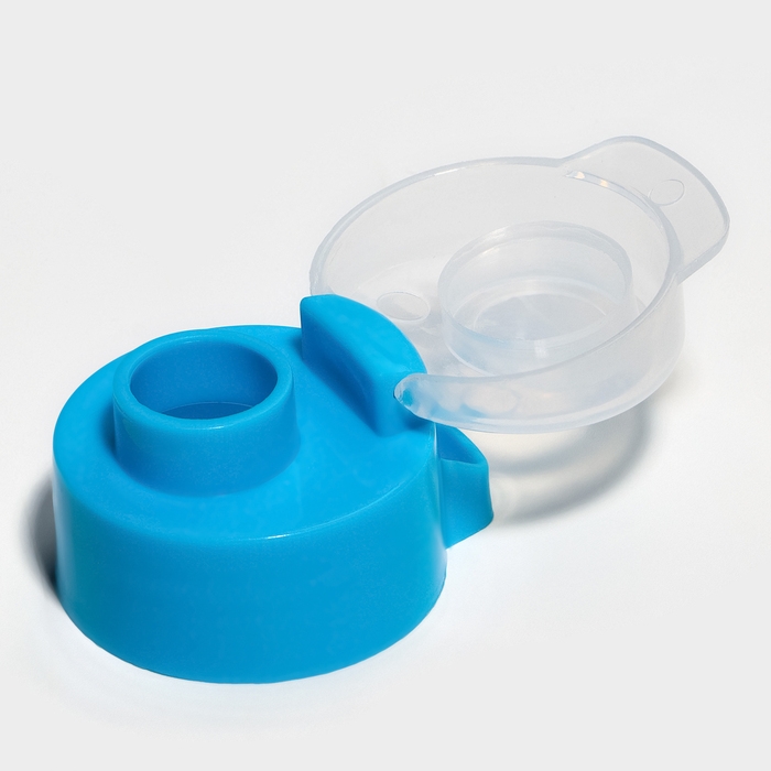 Бутылка для воды «Люби себя», 600 мл, цвет голубой Бутылка для воды «Люби себя», 600 мл, цвет голубой