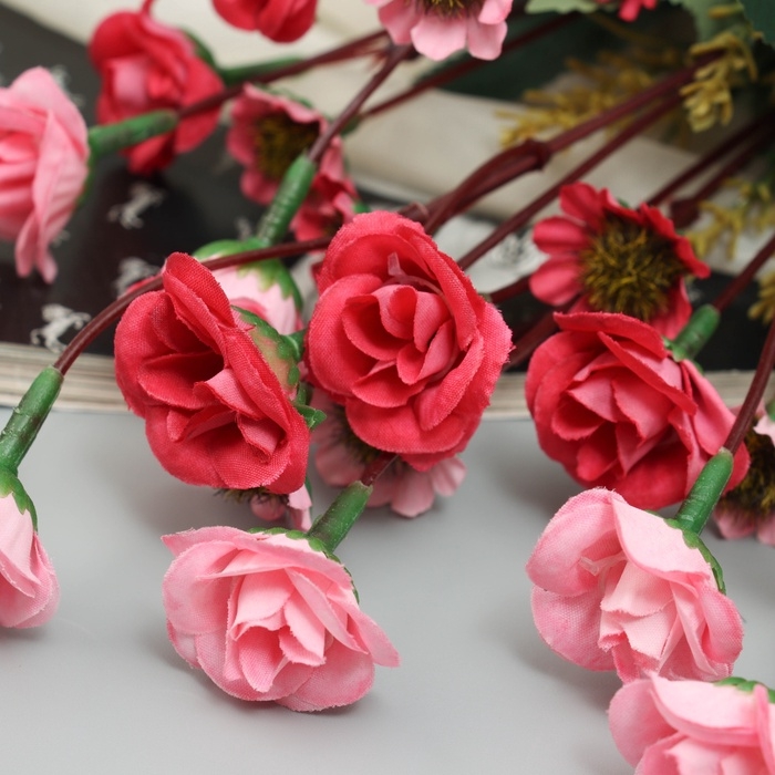 Букет Букет "Роза мини с герберами" 30 см, микс