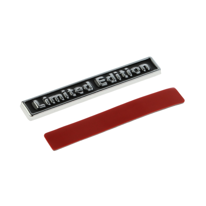 Наклейка Limited Edition, металлическая, 6,5×1см, черная Наклейка Limited Edition, металлическая, 6,5×1см, черная
