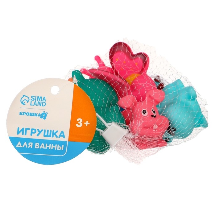 Набор резиновых игрушек для ванны «Играем в лесу», с пищалкой, 6 шт, Крошка Я Набор резиновых игрушек для ванны «Играем в лесу», с пищалкой, 6 шт, Крошка Я