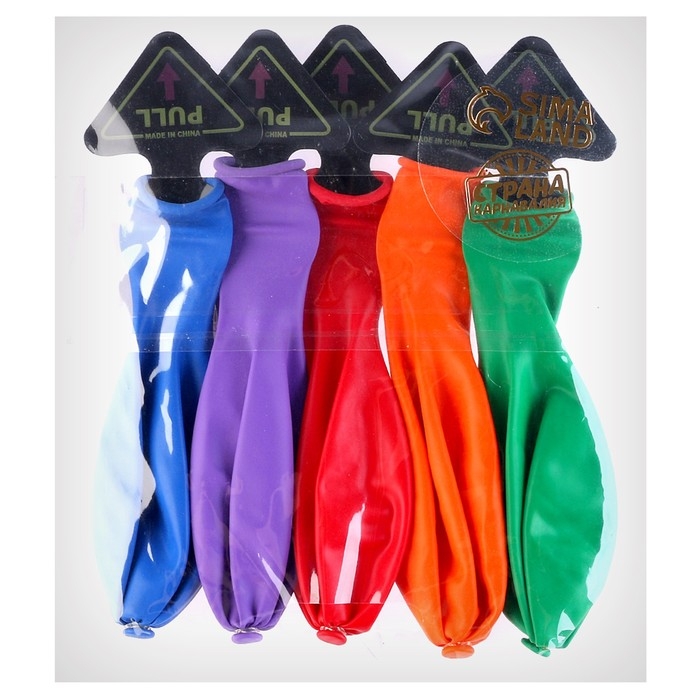 Шар латексный 12 Шар латексный 12" «Шар с диодом», набор 5 шт.