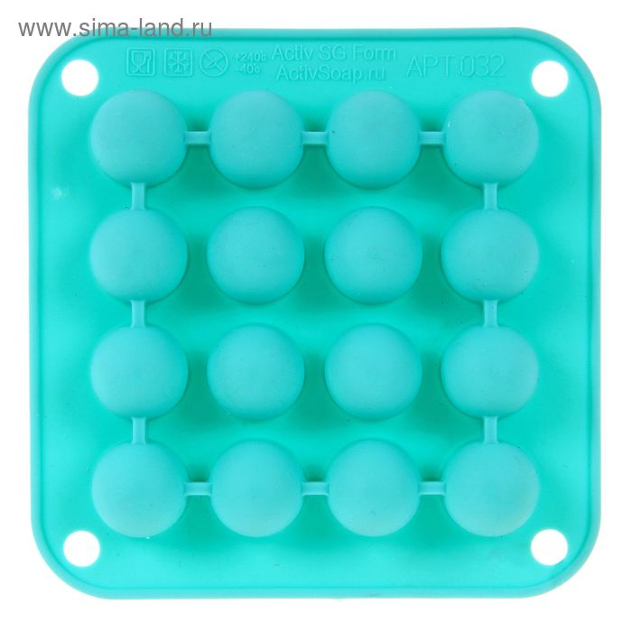 Силиконовая форма Силиконовая форма "Шарики" 16 шт., 1,5 см