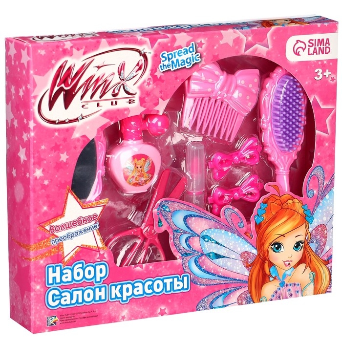 Игровой набор, 10 предметов«Салон красоты», WINX Игровой набор, 10 предметов«Салон красоты», WINX