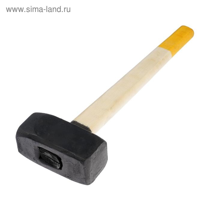 Кувалда кованая ЛОМ, 5 кг, деревянная рукоятка Кувалда кованая ЛОМ, 5 кг, деревянная рукоятка