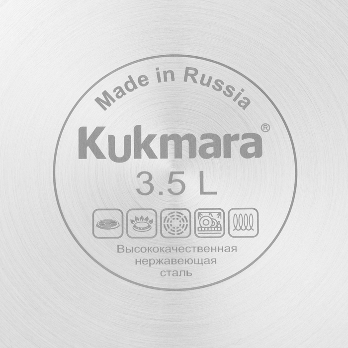 Кастрюля ORION, 3.5 л, d=20 см, капсульное дно, индукция Кастрюля ORION, 3.5 л, d=20 см, капсульное дно, индукция