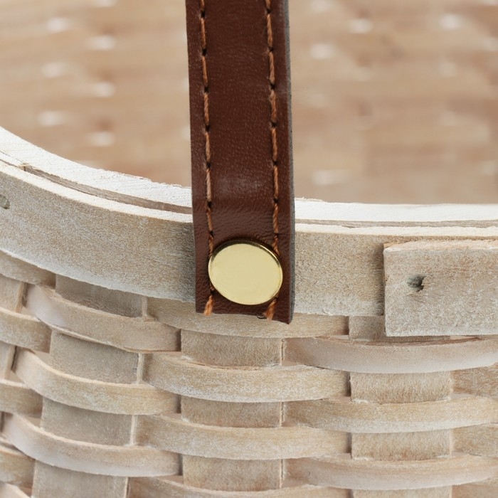 Набор корзин плетеных, 23х19x11/25 см, 18х14,5x10/21 см, 2 шт, белый, секвойя Набор корзин плетеных, 23х19x11/25 см, 18х14,5x10/21 см, 2 шт, белый, секвойя