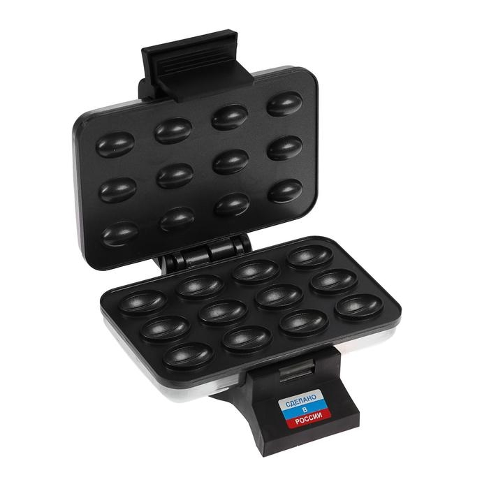 Электровафельница "Сластена" ЭО-1, 1000 Вт, орешки, дробеструйное покрытие, серебристая