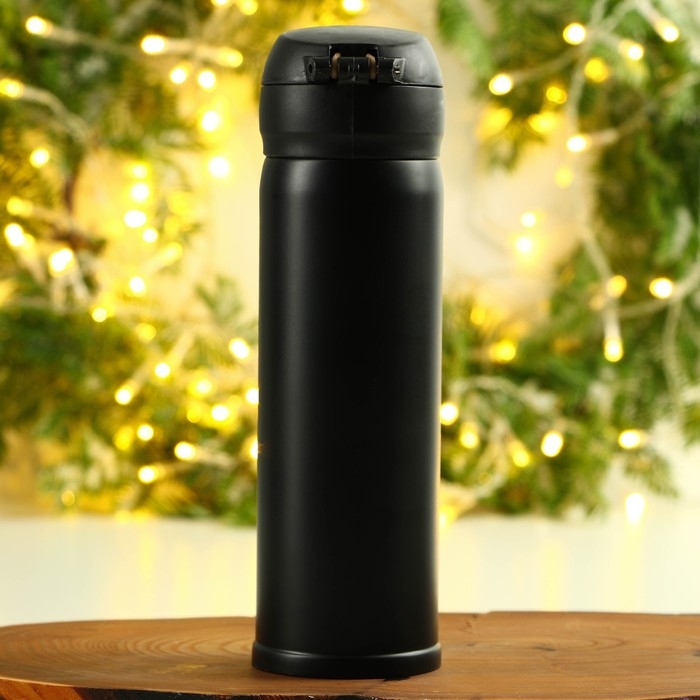 Новый год! Термос Bad santa черный, 500 мл Новый год! Термос Bad santa черный, 500 мл