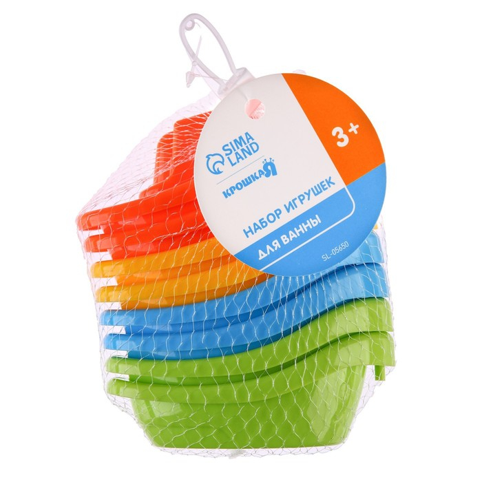 Набор игрушек для ванны «Лодочки стаканчики», 8 шт Набор игрушек для ванны «Лодочки стаканчики», 8 шт