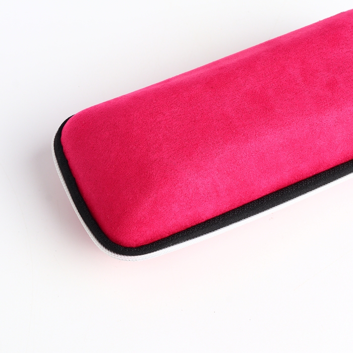 Футляр для очков на молнии, длина 17 см, цвет розовый Футляр для очков на молнии, длина 17 см, цвет розовый