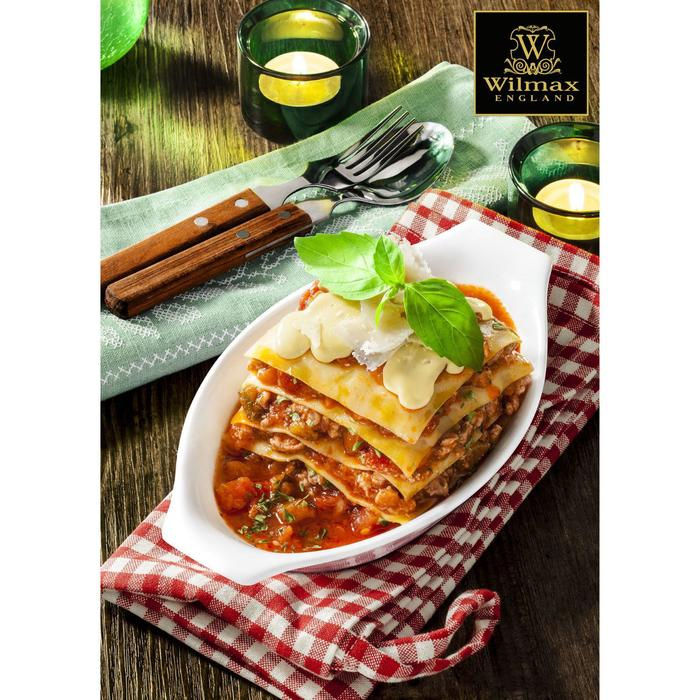 Форма для запекания фарфоровая Wilmax, 200 мл, 20×10 см, цвет белый Форма для запекания фарфоровая Wilmax, 200 мл, 20×10 см, цвет белый