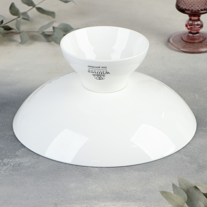 Ваза фарфоровая для фруктов Wilmax Olivia, 24×11,5 см, цвет белый Ваза фарфоровая для фруктов Wilmax Olivia, 24×11,5 см, цвет белый