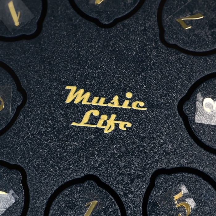 Глюкофон - музыкальный инструмент, Music Life, чёрный, 11,4 см, 8 лепестков Глюкофон - музыкальный инструмент, Music Life, чёрный, 11,4 см, 8 лепестков
