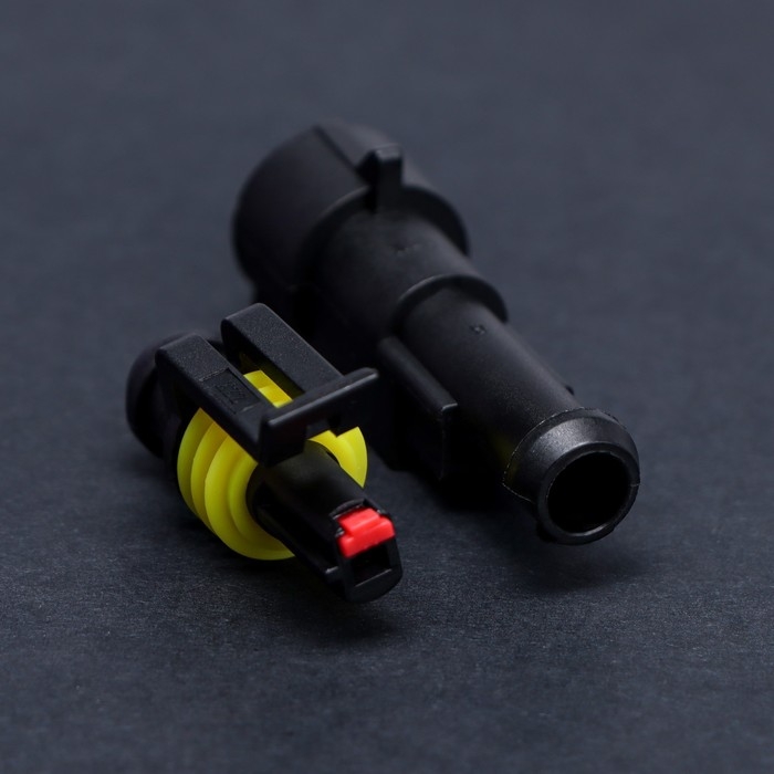 Разъем автомобильный, герметичный штекер-гнездо DJ7011-1.5-11/21, 1 контакт, набор 5 шт Разъем автомобильный, герметичный штекер-гнездо DJ7011-1.5-11/21, 1 контакт, набор 5 шт