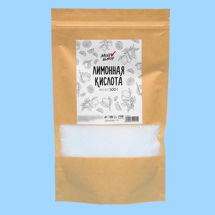 Лимонная кислота Мой выбор, 500 г Лимонная кислота Мой выбор, 500 г