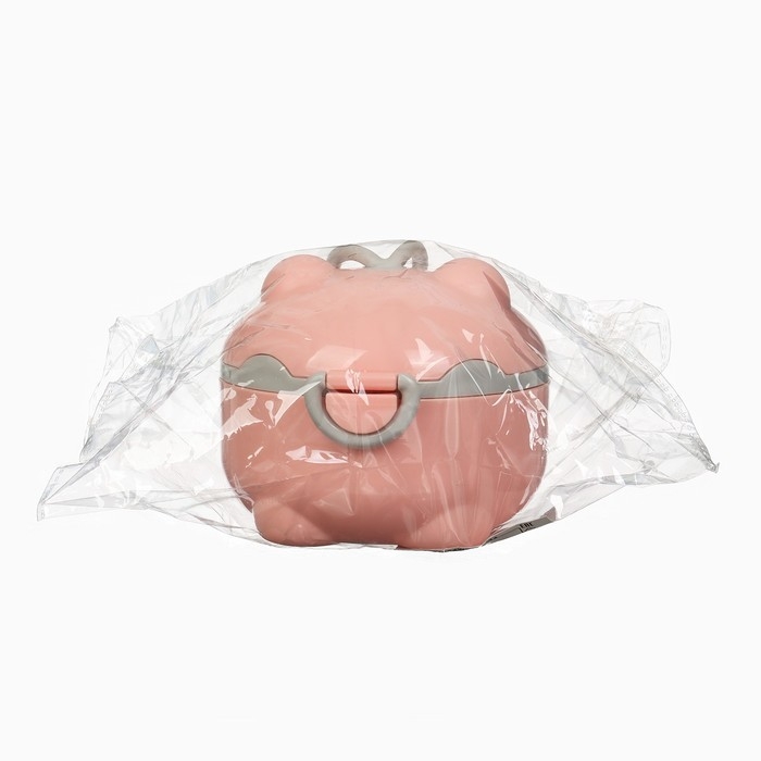 Контейнер для детского питания Мишка 1, 150 мл, цвет розовый Контейнер для детского питания Мишка 1, 150 мл, цвет розовый