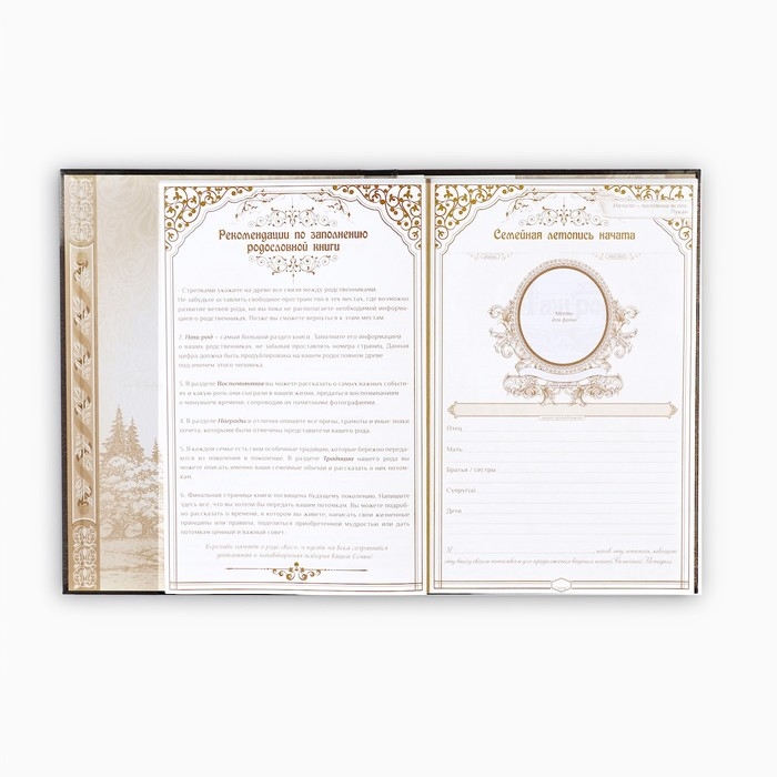 Родословная книга «Наша Семья», 50 листов, 22 х 31 см.