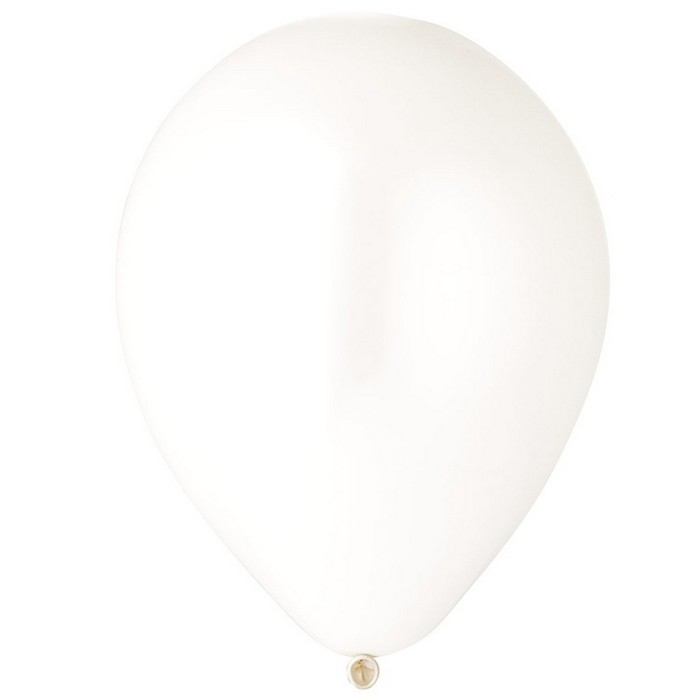 Шар латексный 5 Шар латексный 5", пастель, водяные бомбочки, набор 100 шт., цвет белый