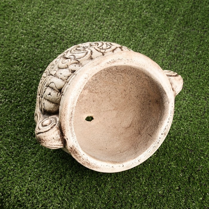 Фигурное кашпо  Фигурное кашпо "Камея" лежачее, 21х24см, микс