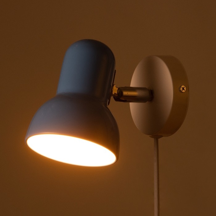 Бра с проводом  Бра с проводом "Севантос" Е27 40Вт синий 9х9х14 см