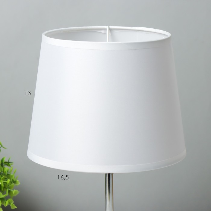 Настольная лампа  Настольная лампа "Аэлита" 1х40Вт E14 розовый 18х18х31см RISALUX