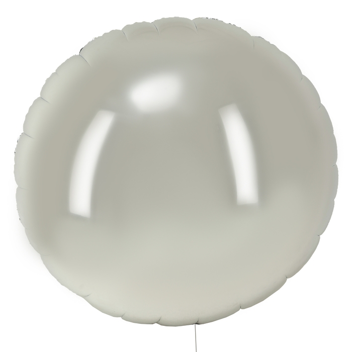 Шар фольгированный 68 Шар фольгированный 68" «Круг гигант», цвет серебро