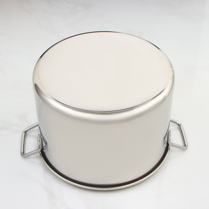 Кастрюля «Общепит», 20 л, d=35 см, h=23 см, металлическая крышка, индукция Кастрюля «Общепит», 20 л, d=35 см, h=23 см, металлическая крышка, индукция