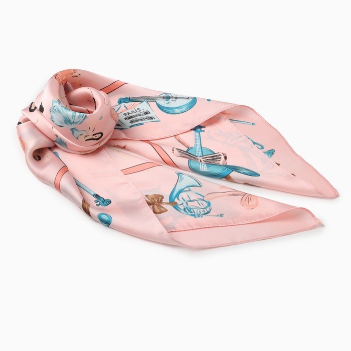 Платок женский MINAKU р-р 70*70 см, цв. розовый Платок женский MINAKU р-р 70*70 см, цв. розовый