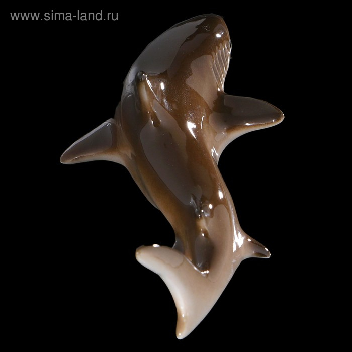 Сувенир «Акула», малая, 14×6×3 см, ручная работа, фарфор Сувенир «Акула», малая, 14×6×3 см, ручная работа, фарфор