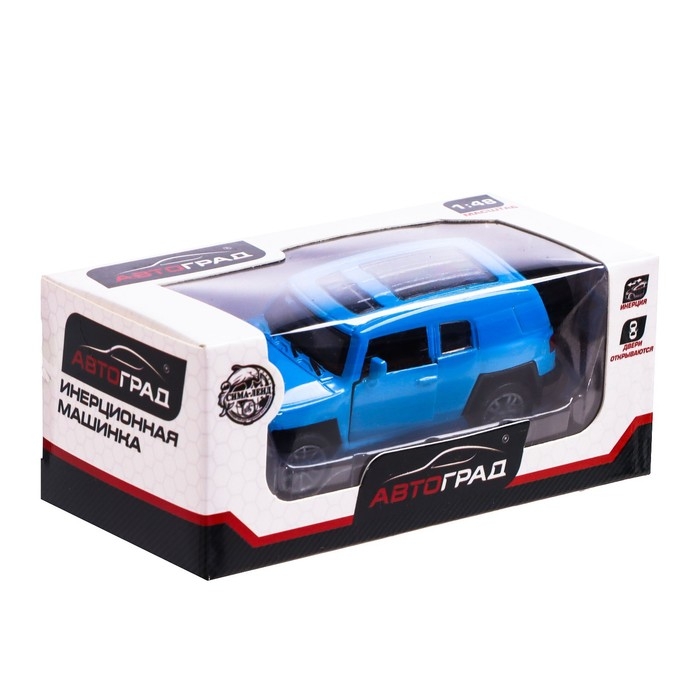Машина металлическая «Крузер», 1:48, инерция, открываются двери, цвет синий Машина металлическая «Крузер», 1:48, инерция, открываются двери, цвет синий