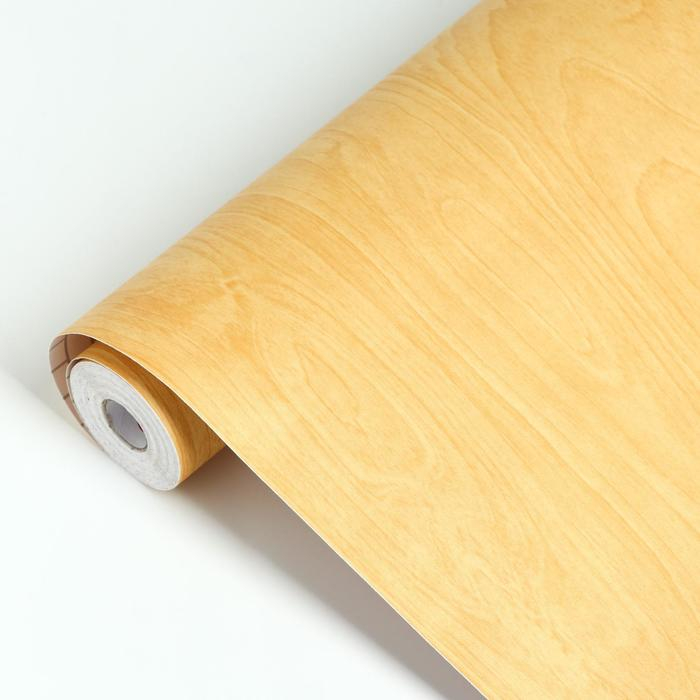 Пленка самоклеящаяся D&B 102М, Дерево желтое, 0,45х8м Пленка самоклеящаяся D&B 102М, Дерево желтое, 0,45х8м