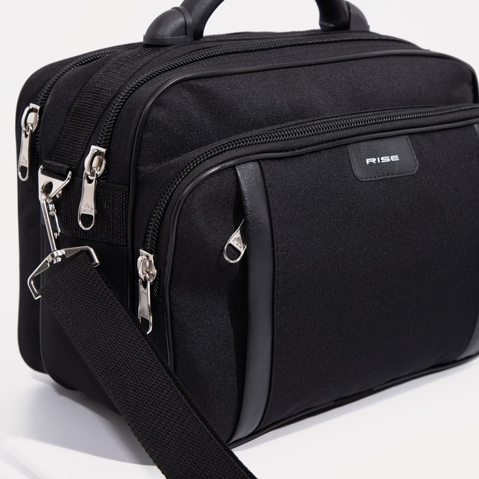 Сумка мужская RISE, цвет чёрный Сумка мужская RISE, цвет чёрный