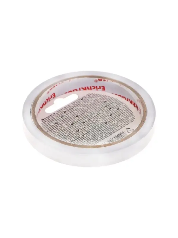 Клейкая лента ErichKrause Double-sided tape, 12 мм &times; 10 м, двусторонняя