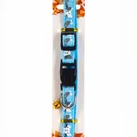 Ошейник &laquo;Котята&raquo;, 40&times;1.5 см, голубой