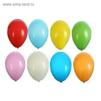 Воздушные шары латексные 6", пастель, 1000 шт., МИКС