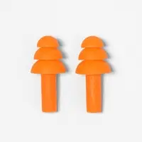Беруши, 2.5×1.2 см, в коробке, пара, силиконовые, оранжевые