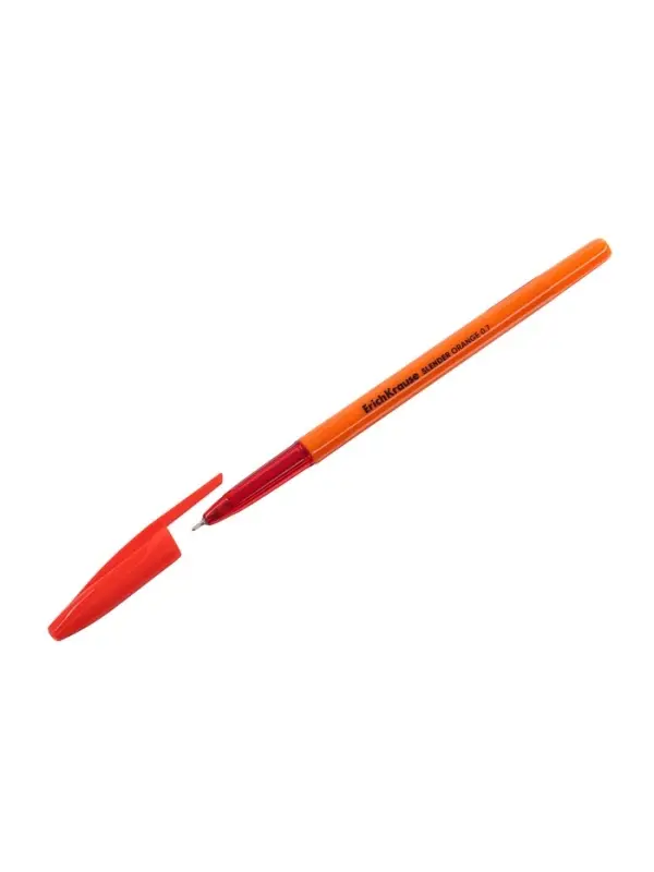 Ручка шариковая ErichKrause Slender Stick Orange, Super Glide, 0.7 мм, красная Ручка шариковая ErichKrause Slender Stick Orange, Super Glide, 0.7 мм, красная