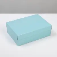 Коробка подарочная складная, упаковка, &laquo;Тиффани&raquo;, 21 х 15 х 7 см