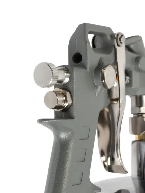 Краскораспылитель пневматический ТУНДРА, до 4 бар, сопло 1.5 мм, нижний бачок 1 л