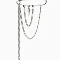 Булавка &laquo;Шипы&raquo;, 6 см, цвет серебро