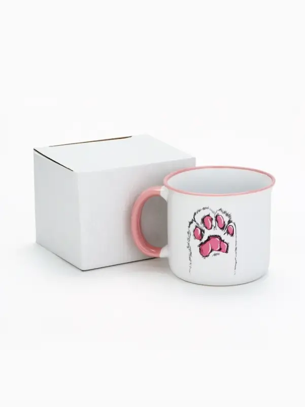 Кружка керамическая Дорого внимание &laquo;Лапка&raquo;, 450 мл