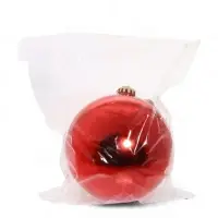 Ёлочный шар, d=15 см, красный