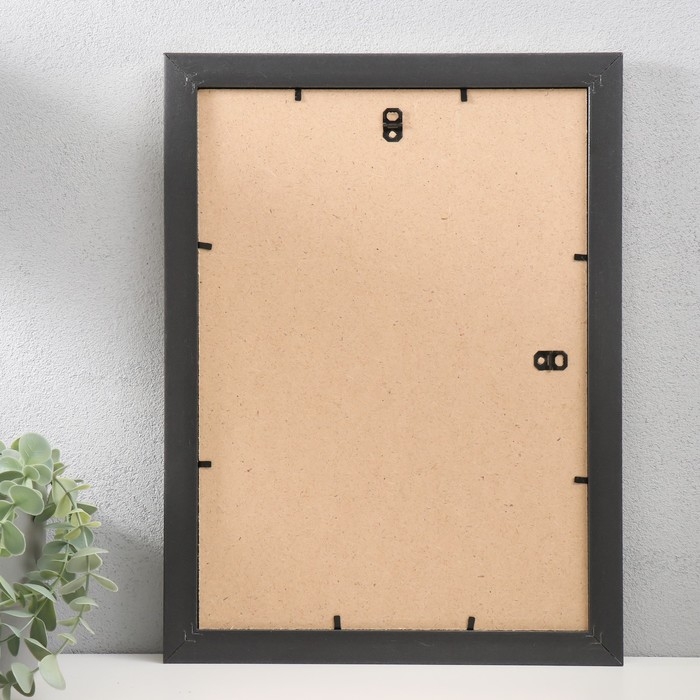 Фоторамка пластик Фоторамка пластик "МИРАМ" 25х35 см, 647221-12, серебро (пластиковый экран)