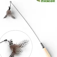 Дразнилка для кошек &laquo;Перо&raquo;, 39 см