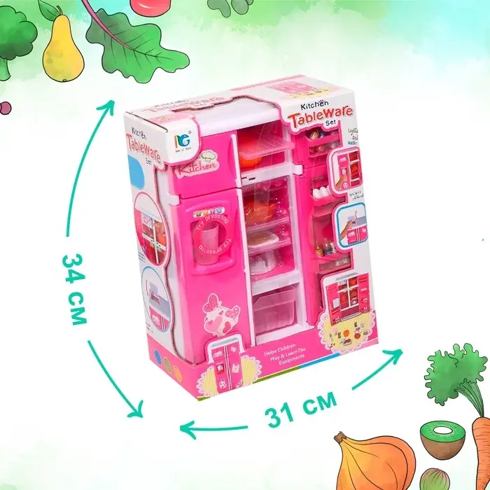 Бытовая техника &laquo;Холодильник двухдверный&raquo;, 20 аксессуаров, свет, звук