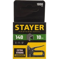 Скобы для степлера закал., тип 140, 10мм, 1000 шт STAYER 31610-10