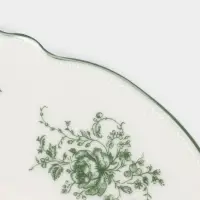 Тарелка глубокая WY Emerald Essence, 200 мл, d=21.5 см, фарфор, белая