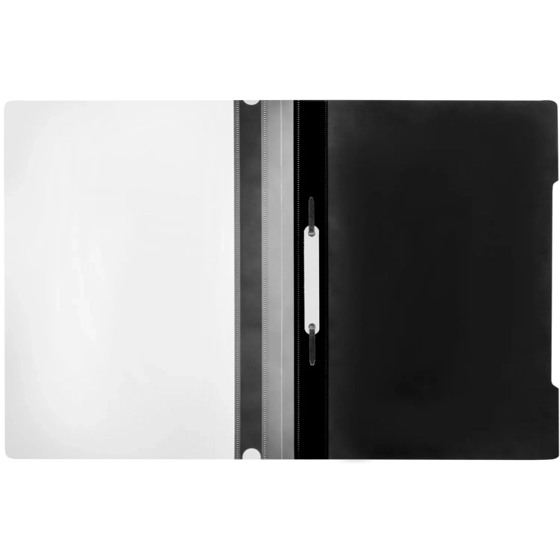 Скоросшиватель пластиковый Attache, А4, Элементари, черный 10шт/уп