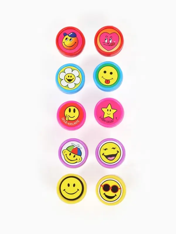 Печать цветная &laquo;Улыбка&raquo;, набор 10 шт., МИКС